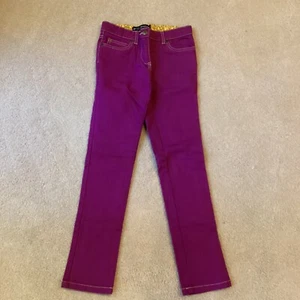 MINI BODEN GIRLS JEANS, 10, 5 POCKET, ZIP FLY, INSIDE ADJUSTABLE WAISTBAND, GOOD - Picture 1 of 4