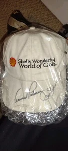 ARNOLD PALMER VS JACK NICKLAUS CAP SIGNIERT 2001 SHELL'S WONDERFUL WORLD OF GOLF - Bild 1 von 8