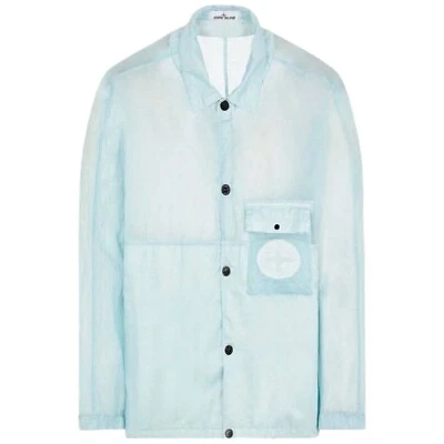 Sobrecamisa Stone Island LAMYTC Ultraligera Azul Claro 761510926 V0044 Grande Foto 1 de 4