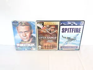 DVD Konvolut 3x Kriegswestern Die große Flucht, Open Range & Geschichte der Spitfire - Bild 1 von 8