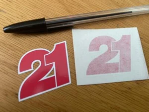 Christian Iddon Race Número 21 - (Par muy pequeño) - VENDEDOR DEL REINO UNIDO - Imagen 1 de 1