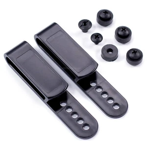 Belt Clip - TacWare - IWB - 5 Hole - Straight - (w/Mounting Hardware) - (2 Pack) - Picture 1 of 4