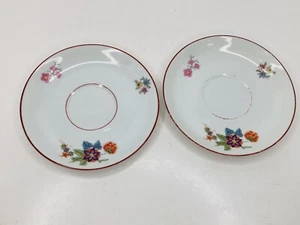 2 reemplazos de platillos de porcelana Thomas Bavaria Alemania de colección 5 3/4" SIN astillas LEER - Imagen 1 de 5