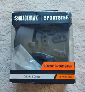 BLACKHAWK SERPA SPORTSTER RH HOLSTER COLT 1911 & Cones Paddle Platform - Picture 1 of 6