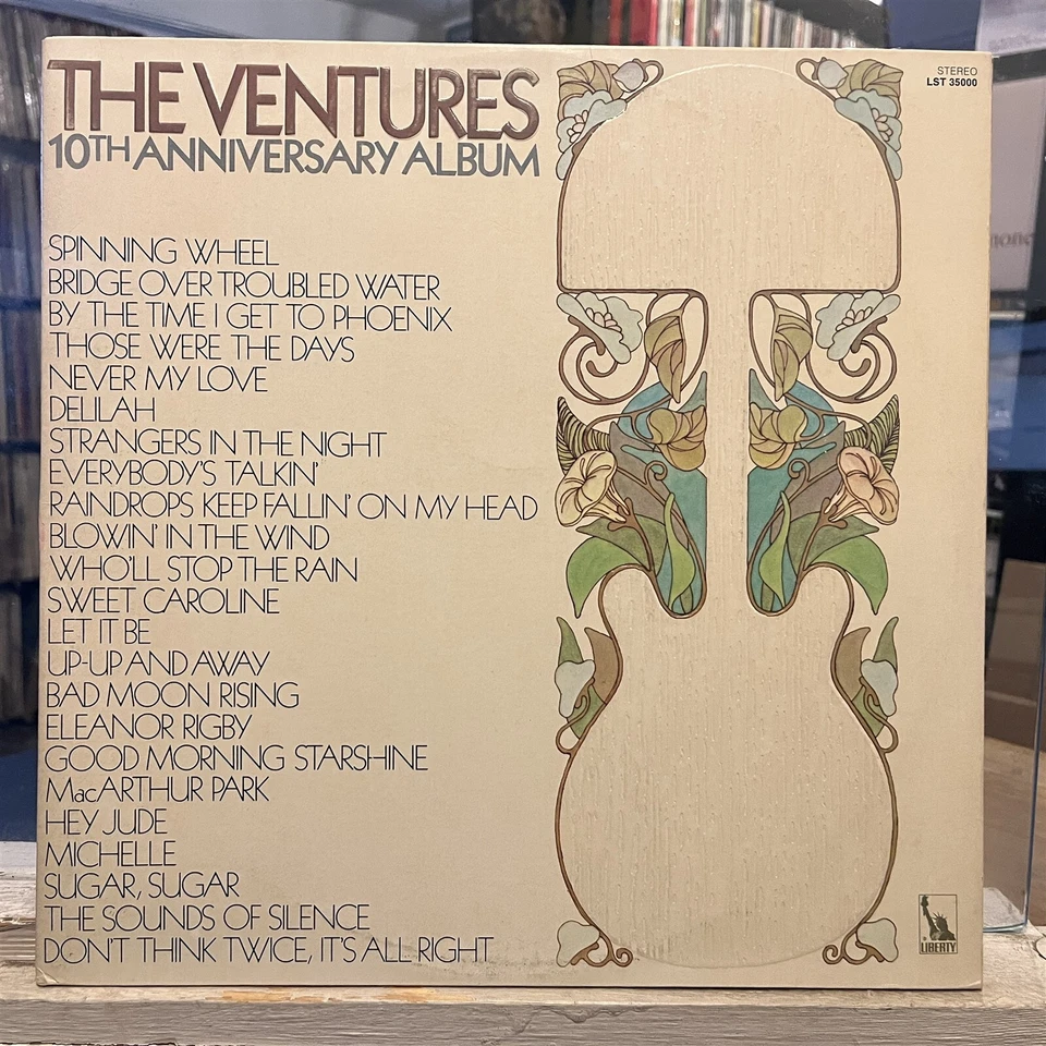 [ROCK/POP]~EXC 2 DOUBLE LP~The VENTURES~10th Anniversary Album~[1970~LIBERTY~Iss - Image 1 of 4