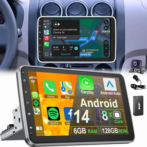 DAB+ KAM 6+128G Android 14 Carplay Autoradio 1 DIN 360° Drehbar Bildschirm 8Kern - Bild 1 von 15