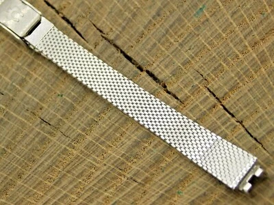 Неиспользованный винтажный ремешок для часов Duchess for Accutron из нержавеющей стали 8 мм из старых запасов - Изображение 1 из 4