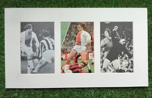 PANTALLA MONTADA FIRMADA POR JOHAN CRUYFF AJAX HOLLAND 17" X 9,5" AUTÓGRAFO CERTIFICADO DE AUTENTICIDAD AÑOS 70 - Imagen 1 de 15