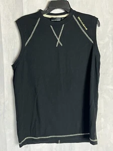 Men’s Size L DKNY Sleeveless T Shirt Black - Picture 1 of 9