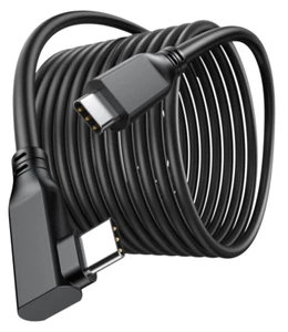 Cable USB C a USB C 15 pies 60 W - Cable de carga tipo C ángulo recto 90 grados... - Imagen 1 de 6