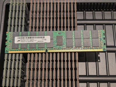 Lot of 6 Micron 8GB 2Rx4 PC3L-10600R Server RAM MT36KSF1G72PZ-1G4D1 (AMX) - Image 1 of 2