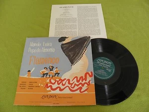 Manolo Leiva & Pepe De Almeria - Flamenco RARE 1954 UK 1st Pressing Heavy LP EX - Picture 1 of 3