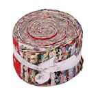 Fabric Strips Roll Jelly Fabric Bundles Fabric Quilting Strips Roll Flower  X5K2