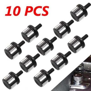 10x Tornillo de asiento de montaje de guardabarros trasero negro para Harley Sportster Touring Softail - Imagen 1 de 12