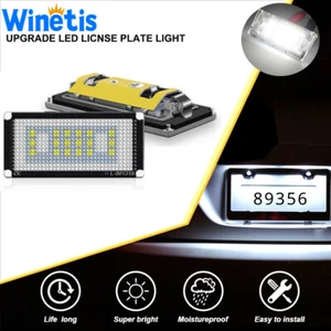 2x 18-SMD 6000K LED License Plate Lights For 2004-2006 BMW E46 325Ci 330Ci Coupe - Picture 1 of 9
