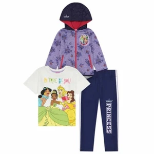 Disney Princess Kids' 3-piece Sweater Fleece Set - Picture 1 of 11