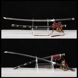 FullTang Nodachi Samurai Katana T10 Steel /Clay Tempered Long Blade Battle Ready - Picture 1 of 10