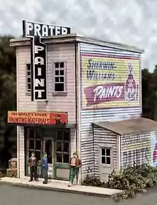 Bar Mills (HO-Scale) #5062 Prater Paint - Laser Cut Building Kit - Picture 1 of 3
