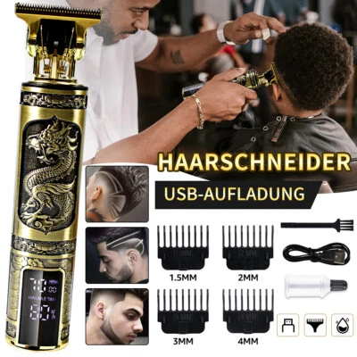 MCURO Profi Haarschneidemaschine Haarschneider Bart Trimmer Rasierer Hair Clipper LCD