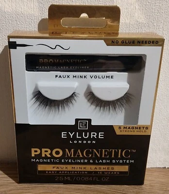 Eylure London ProMagnetic Eye Liner + Lash System (Faux Mink Lashes) 5 Magnets - Image 1 of 4