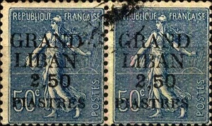 Lebanon (Grand Liban) - 1924 - Timbres de France de 1900/21  -  Surchargés - Picture 1 of 1