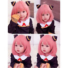 Anime Characters Pink Cosplay Wig Halloween Party Props Cosplay Wig Decor