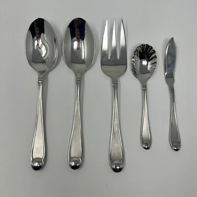 Oneida SATIN GRANATE 5 piezas Juego de cubiertos de acero inoxidable para servir 18/10 Foto 1 de 4