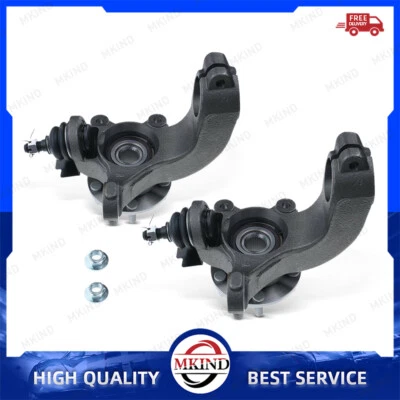 Conjunto de nudillos con cojinete de buje de rueda delantera para Ford Transit Connect 2010-2013 2 X Foto 1 de 4