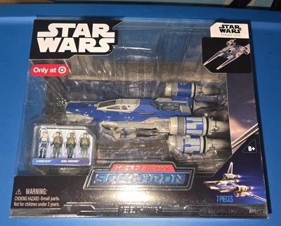 SEALED STAR WARS MICRO GALAXY SQUADRON REBEL U-WING VEHICLE & MINI FIGURE SET - Image 1 of 2