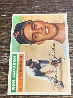 1956 TOPPS RON JACKSON #186 GB WHITE SOX EXCELLENT+ OR BETTER - Image 1 of 2