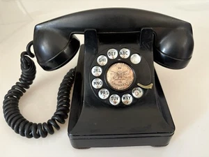 Klingelanlage Western Elektro Telefon schwarz Drehtelefon • Amorces de Chasse - Bild 1 von 16