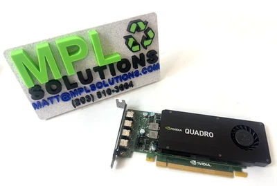 Dell NVIDIA Quadro K1200 4GB GDDR5 PCIe Low Profile Graphics Card 5Y5J0 - Image 1 of 3