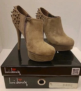Luichiny Suede Studded Stiletto Heels Women's 7  - Picture 1 of 7