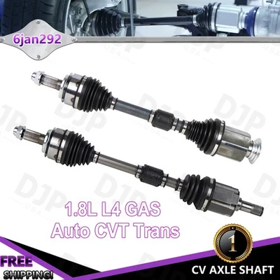 Front Driver & Passenger CV Axle Shaft for Honda Civic 1.8L w/Auto CVT 2014-2015 - Image 1 of 4