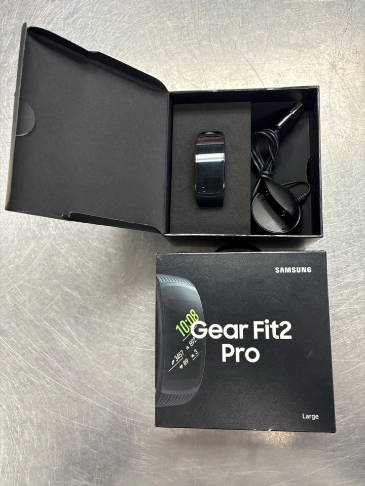 Reloj inteligente usado SAMSUNG SM-R365 Gear Fit2 Pro Fit 2 grande negro (QUC026202) Foto 1 de 2