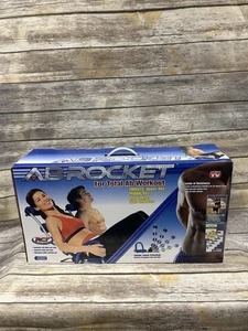 ORIGINAL AB ROCKET Abdominal Blue Trainer Core Strength Workout Rocker Home Gym - Picture 1 of 4