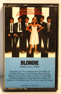 Blondie - Parallel Lines (Cassette, 1978) Reissue Foto 1 de 4