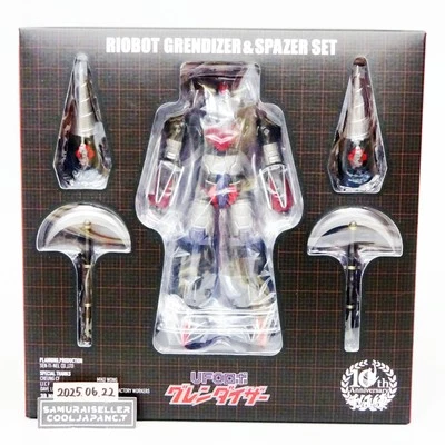 RIOBOT Sentinel Grendizer & Spazer Diecast Figura UFO ROBOT GoldPak Japón Nuevo Foto 1 de 4