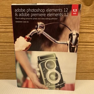 Adobe Photoshop Elements 12 & Premiere For PC And Mac w/Serial Number *NEW* - Picture 1 of 5