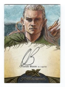 2022 Cryptozoic CZX Middle Earth 1/1 Orlando Bloom Sketch Autograph by Glebe - Picture 1 of 3
