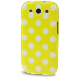 Futerał ochronny TPU Case Etui Silikon Kropka do telefonu komórkowego Samsung I9300 Galaxy S3 Żółty - Zdjęcie 1 z 4