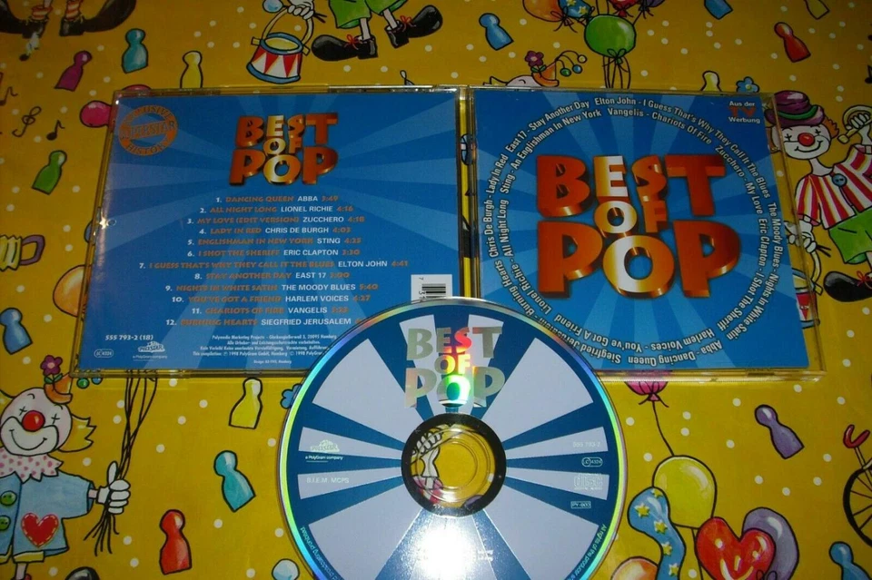 Best of POp polystar ABBA,Richie,Zucchero,De burgh,Sting,Clapton,El CD #LB 27 MJ - Bild 1 von 1