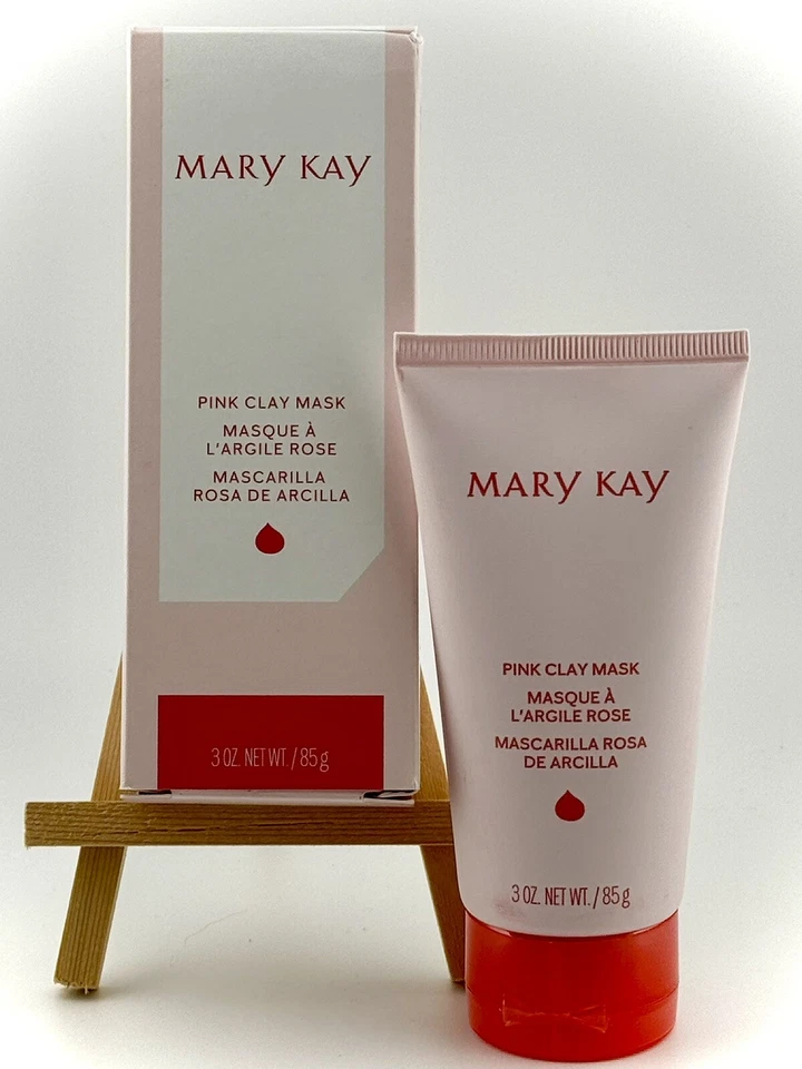 Mary Kay PINK CLAY MASK Dry Oily Skin Cleanser Exfoliator Facial 3 oz/85g New - Image 1 of 1