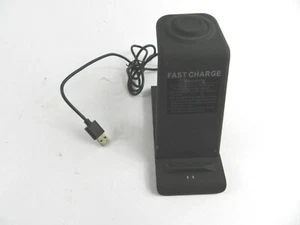 Fast Charge 3 in 1 Wireless Charging Station Wireless Fast Phone Charger D342 - Picture 1 of 3