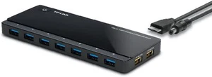 * Hub TP-Link USB 3.0 z 7 portami danych USB 3.0 i 2 portami USB do inteligentnego ładowania - Zdjęcie 1 z 4