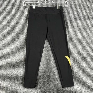 Nike Leggings Youth Girls Medium 6 Black Activewear Sports Training School New - Picture 1 of 10