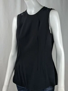 NIC + ZOE MUJER BLUSA ACAMPANADA NEGRA SIN MANGAS HOMBRO TRANSPARENTE TALLA S - Imagen 1 de 10