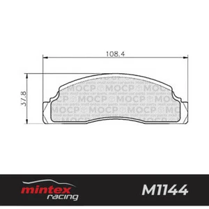 Pastillas de freno de alto rendimiento Mintex Racing MDB1110 M1144 - Imagen 1 de 1