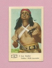 1963 Dutch Gum Card Star Bilder D #5 Lex Barker