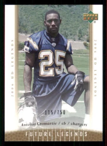 2006 Upper Deck Legends #103 Antonio Cromartie RC /750 - Picture 1 of 2